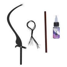 Ferramenta para modelagem de sobrancelhas com fios de carbono, mapeador de microblading resistente, prático e seguro, guia para sobrancelhas
