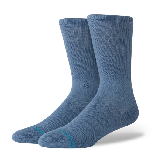 Chaussettes Stance Crew Homme Icon Bleu Mer