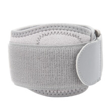 2pcs Breathable Adjustable Gray Elbow Compression Sleeves for Adults
