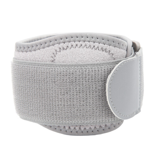 2pcs Breathable Adjustable Gray Elbow Compression Sleeves for Adults