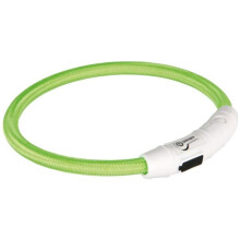 Anello luminoso per cane - TRIXIE - L–XL - USB ricaricabile - 65 cm - Verde