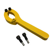 2 Jaw Adjustable Spanner Wrench with Screws Steel Hydraulic Cylinder W