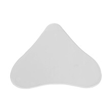 Silikon-Brustfalten-Pad, Transparentes Dreieck, Wiederverwendbar und Waschbar