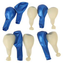 10er Set glitzernde Ballons für Geburtstage, Hochzeiten & Partys