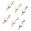 6Pcs Heart Shape Bracelet Locking Magnetic Clasp Extender 3 Color Conv 1