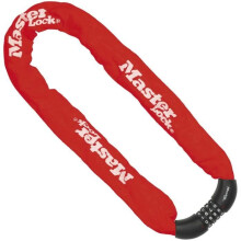 CADEADO MASTER LOCK Cadeado de Segurança para Bicicleta [Combinação] [90 cm Cadeado] [Vermelho] 8392EURDPROCOLR