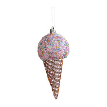 Glittering Holiday Tree Hanging Decoration-ice cream