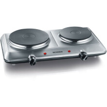 Kochfeld Doppelt Edelstahl DK1014 2500W.