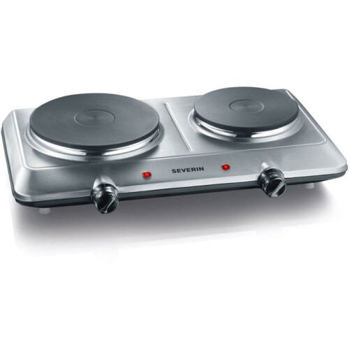 Kochfeld Doppelt Edelstahl DK1014 2500W.