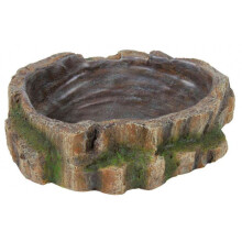 Ecuelle per acqua e cibo dei rettili. 18 x 4.5 x 17 cm - vivarium terrario - Trixie