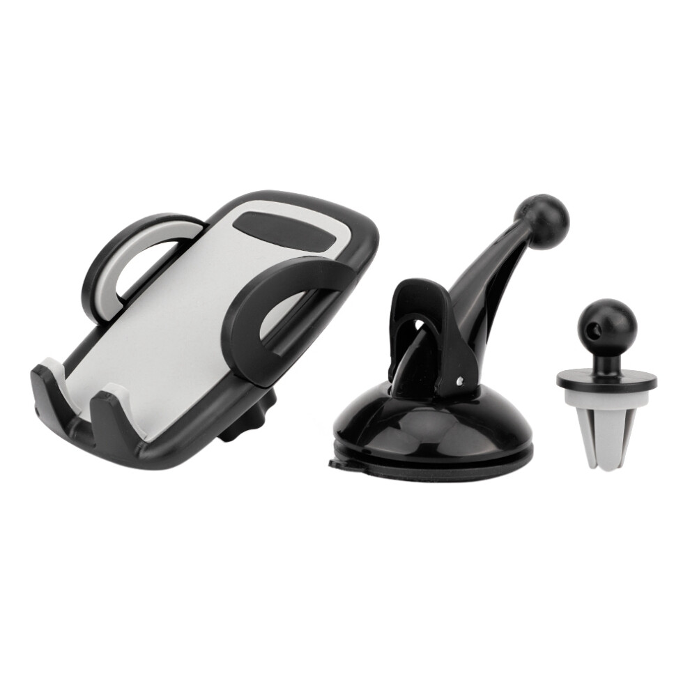 Adjustable Car Phone Mount For Dashboard Windshield And Air Vent With Two Lever Settings And Optimal Viewing Angle Universal Fit For Iphone Samsung 9028731895161