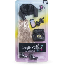 Acessórios para bonecas - COROLLE - Vestido de festa - Para boneco manequim de 28 cm - 7 acessórios - A partir de 4 anos