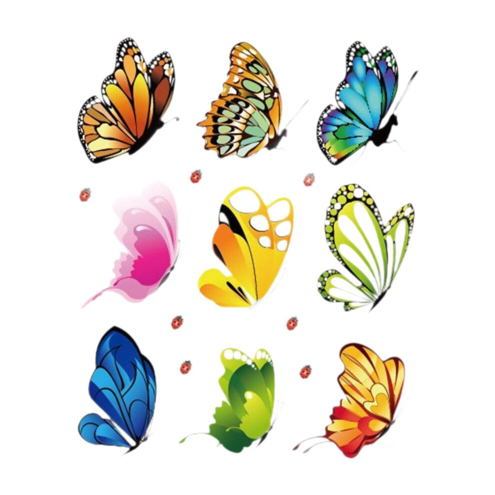 Butterfly Wall Sticker Wall Poster for Living Room Nursery Playroom Ba