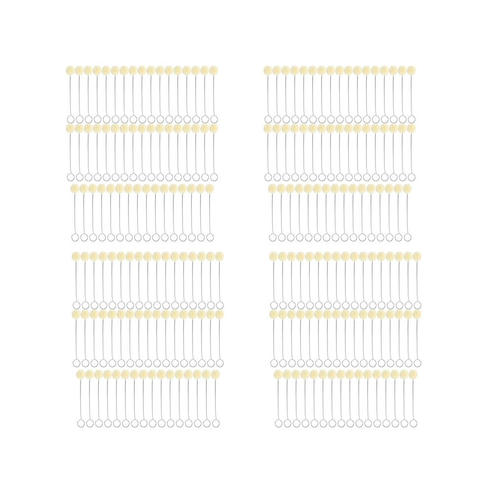 200 Pieces Wool Daubers Brush Leather Dye Dauber Dyeing Applicator With Metal Handle For Diy Crafts Projects 6033698464490