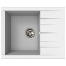 Sink - SMC Resin - Solid White - To be built-in - STRADOUR - Cube 1C XS - 62 x 50 cm
