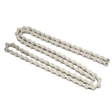 Silver 1S Speed Mountain Bike Chain, Single Speed Replacement, Carbon Steel