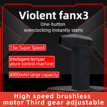 Handheld Jet Fan 130,000RPM Brushless Dust Blower 143x93x39mm