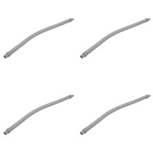 Manguera de Tubo de Drenaje de Agua de Plástico de 4 Pieza de 60 cm de Largo para Aire Acondicionado Gris