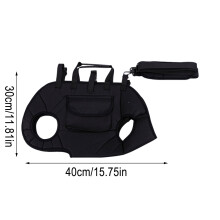 (F) Outdoor Portable Breathable Bag Leash Backpack Carryable Slanting Outdoor Bag Pet