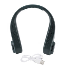 Bærbar nakkeventilator med 3 hastigheder, ABS/PC, 3000mAh