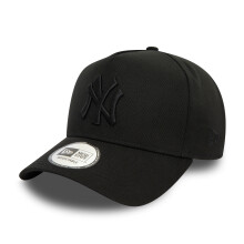 New York Yankees Cap Adjustable Mens Monochrome E-Frame Black