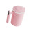 400ml Stirring Mug USB Rechargeable Stainless Steel-Pink 1