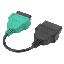 Grünes OBD2-Diagnosekabel für Fiat ABS, Servolenkung, ECU-Scan-Tool