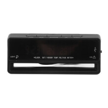 Car Digital Thermometer & Voltage Meter, 13x4.8x2.5cm, ABS