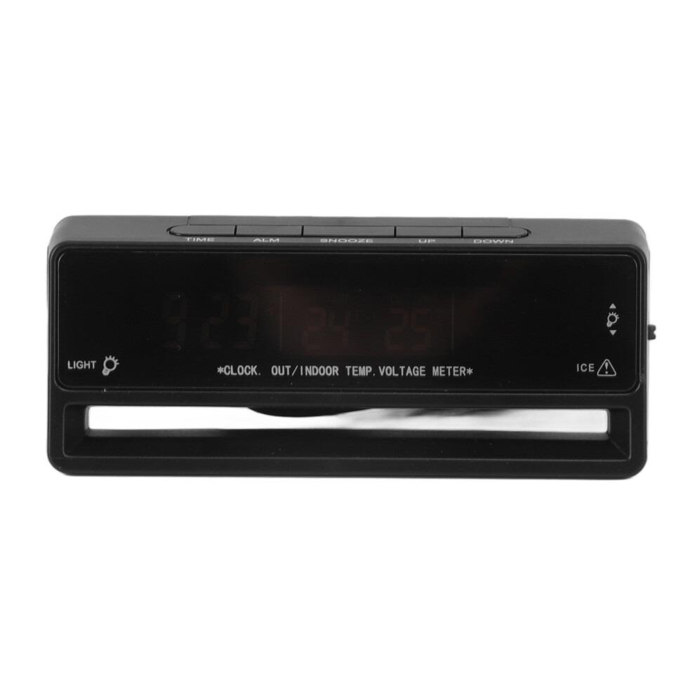 Car Digital Thermometer & Voltage Meter, 13X4.8x2.5cm, Abs 5021371452965