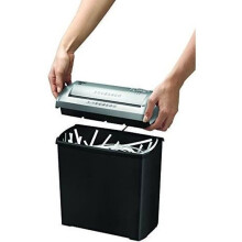 Destructora de papel - FELLOWES - 33114 - Diseño compacto - Cabezal extraíble - Fácil de vaciar