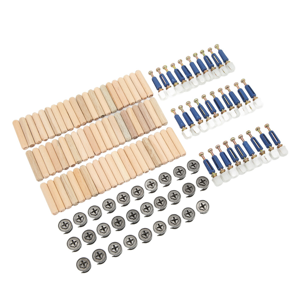 3 In 1 Eccentric Wheel Connecting Set With Thickened Nut & Screw 15Mm Fitments 8701371536557