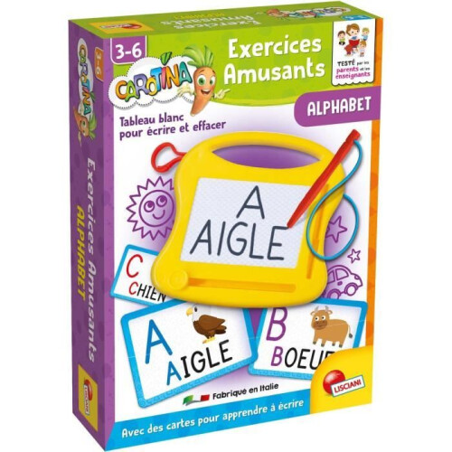 Alphabet - Mini magic slate - CAROTINA - Alphabet learning