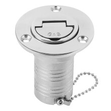 Robinet de remplissage de carburant de pont pour navires, bouchon sans clé, acier inoxydable 316, conception antirouille, aspect poli miroir,
