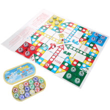 Portable Kids Flying Chess Board Game with Sturdy Plastic Components