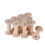 10Pcs Wooden Empty Spools for Wire Thread Bobbins Cord Coils 3.5 x 6cm 1