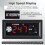 Fan Temperature Controller, 12V PWM 4-Wire Fan Speed Controller Module with Temperature Probe for 3A Fan PC 3