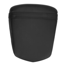 Motorcycle Rear Pillion Seat for Yamaha R6 2003 Black Synthetic Leather