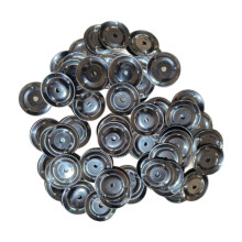 100Pcs Cymbals 1.46" Mountable Black for Adults and Kids Musical Perfo