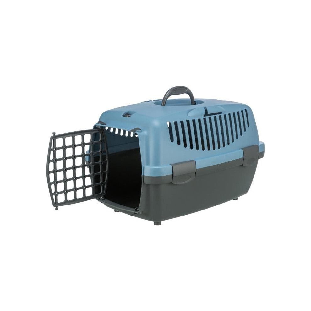 Trixie 39812 Capri I Pet Carrier 32 31 48Cm Dark Blue / Light Grey - 48Cm - Capri Blue Light Pet Carrier 32 31 48 Cm Dark Grey Transporting