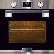 Quattro incassabile - Kaiser - EH 6337 - 60 cm - Piroli - 79 L - Inox/vetro nero