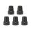 Skid Resistant Replacement Cane Tip Durable Construction Easy To Install Rubber Tip Non Marring Floor Protection Mobility Support Accessories For 1