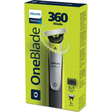 PHILIPS Hybrid Electric Razor Body and Face OneBlade 360 the package with an included kit