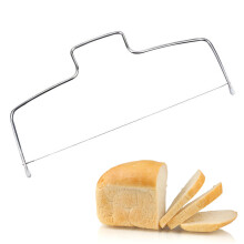 Stainless Steel Cake Leveler 8-Gear Adjustable Baking Tool with Detachable Wire