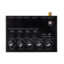 Professional Mixer Stereo 4 Channel Mixer For 5V Mixer For The Recording Stage Of Studio Console Stage Amplifier