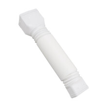 Extendable Rain Gutter Downspout Extension Pipe 20in-59in White