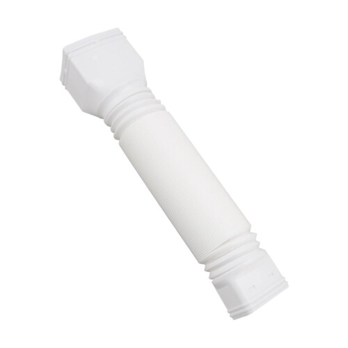 Extendable Rain Gutter Downspout Extension Pipe 20in-59in White