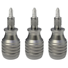 3X 7 In 1 Screwdriver Titanium Screwdriver 1/4 Inch Magnetic Phillips Torx Screw Driver Bit Kit Home Repair Tools