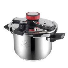 Snelkookpan - ROYAL SWISS - Inductie kookpan - Roestvrij staal 18/10 - 4L - 22cm