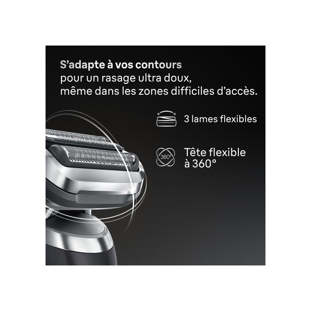 Braun Series 7 Shaving Head - 3 Flexible Blades - 360 Flexible Head - 100% Made In Germany