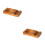 4Stk Holz Essstäbchen- & Besteckhalter 4
